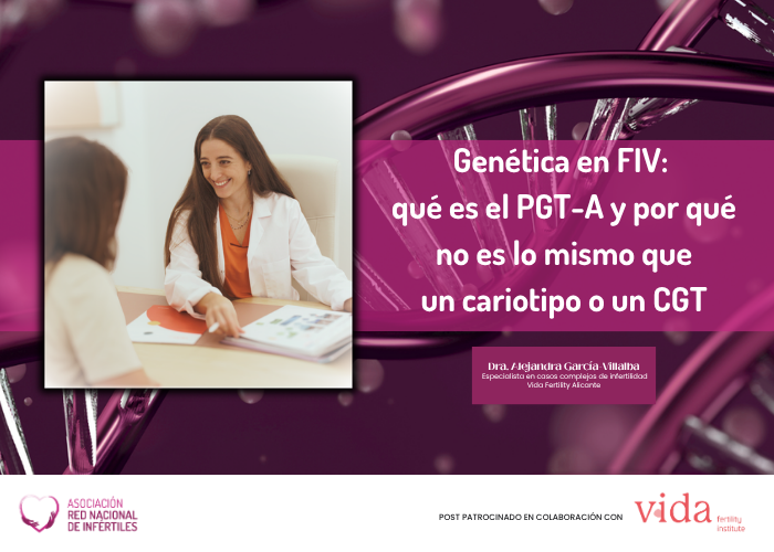 Genética en FIV: qué es el PGT-A y en qué se diferencia del cariotipo y del CGT